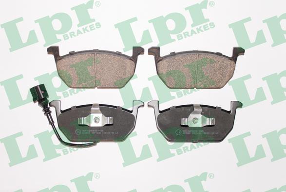 LPR 05P1836 - Тормозные колодки, дисковые, комплект www.parts5.com