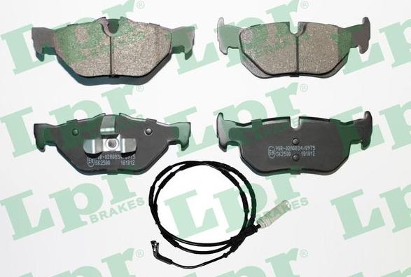 LPR 05P1876A - Brake Pad Set, disc brake parts5.com