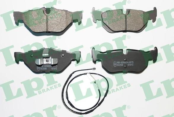 LPR 05P1876B - Тормозные колодки, дисковые, комплект www.parts5.com