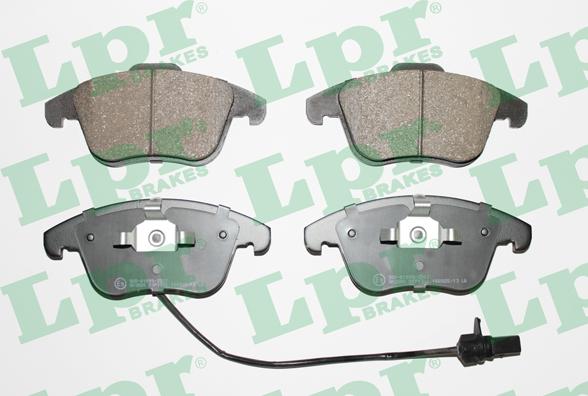 LPR 05P1391 - Brake Pad Set, disc brake parts5.com