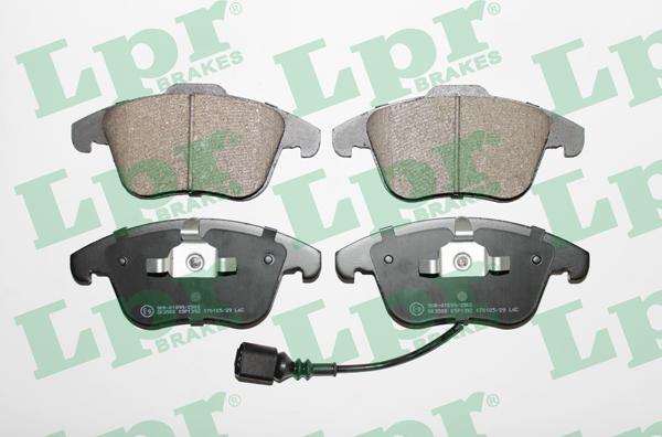 LPR 05P1392 - Brake Pad Set, disc brake www.parts5.com