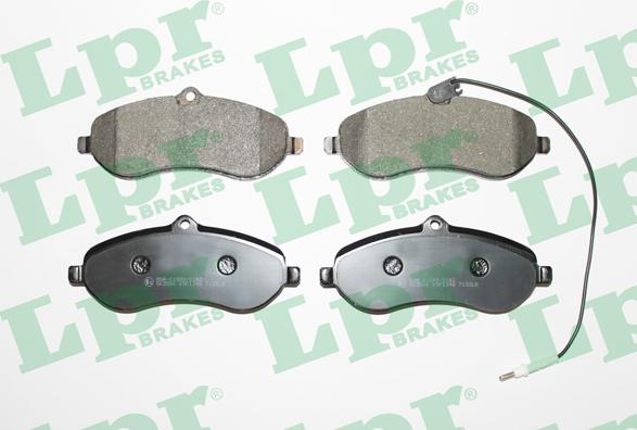 LPR 05P1348 - Brake Pad Set, disc brake www.parts5.com