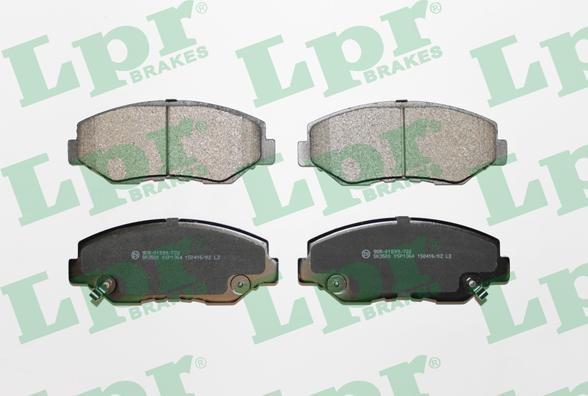 LPR 05P1364 - Тормозные колодки, дисковые, комплект www.parts5.com