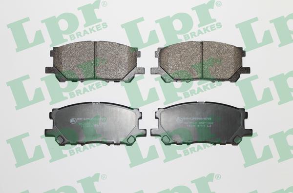 LPR 05P1368 - Brake Pad Set, disc brake www.parts5.com