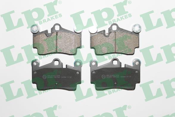 LPR 05P1362 - Brake Pad Set, disc brake www.parts5.com