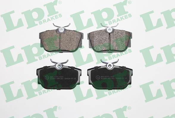 LPR 05P1303 - Brake Pad Set, disc brake parts5.com