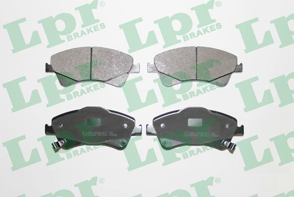 LPR 05P1313 - Brake Pad Set, disc brake www.parts5.com