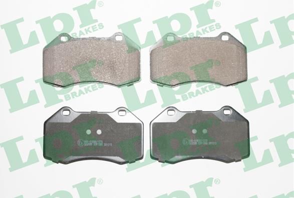 LPR 05P1389 - Тормозные колодки, дисковые, комплект www.parts5.com