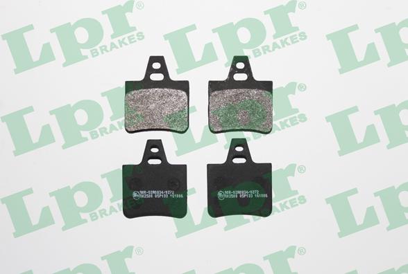 LPR 05P133 - Brake Pad Set, disc brake www.parts5.com