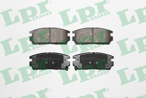 LPR 05P1323 - Тормозные колодки, дисковые, комплект www.parts5.com