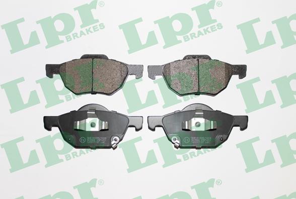 LPR 05P1211 - Brake Pad Set, disc brake www.parts5.com