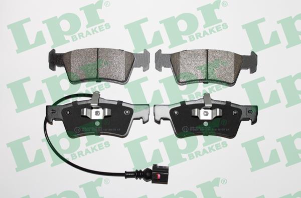 LPR 05P1284 - Brake Pad Set, disc brake www.parts5.com