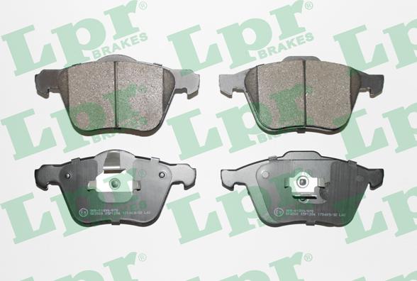 LPR 05P1286 - Brake Pad Set, disc brake parts5.com