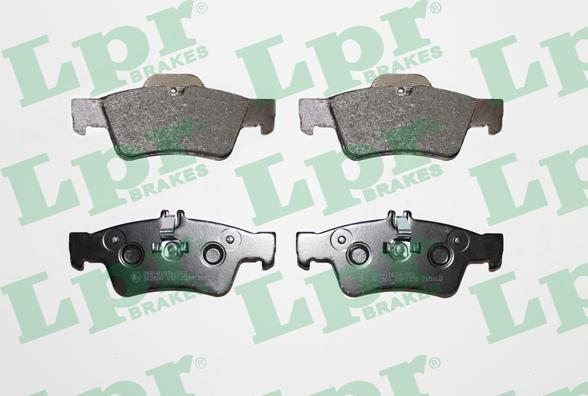 LPR 05P1232 - Тормозные колодки, дисковые, комплект www.parts5.com