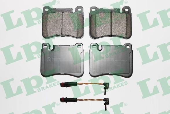 LPR 05P1276A - Brake Pad Set, disc brake parts5.com