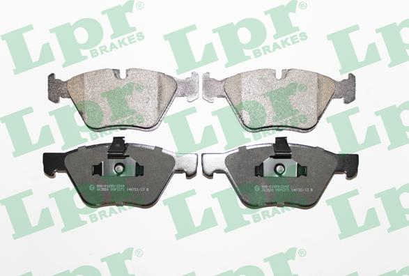 LPR 05P1271 - Тормозные колодки, дисковые, комплект www.parts5.com