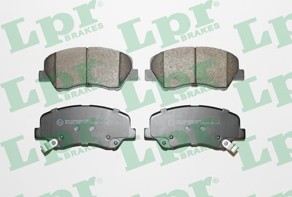 LPR 05P1744 - Brake Pad Set, disc brake www.parts5.com