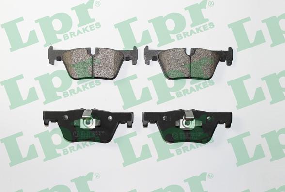 LPR 05P1741 - Brake Pad Set, disc brake www.parts5.com