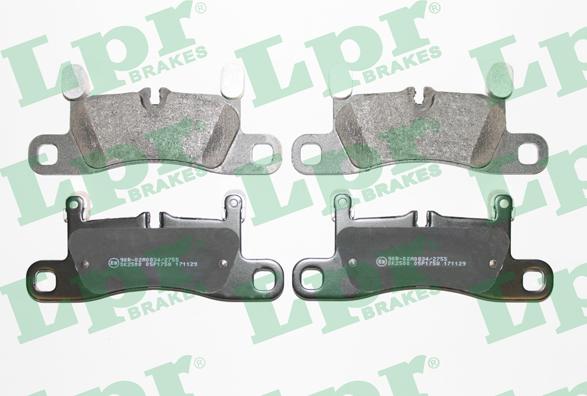 LPR 05P1758 - Brake Pad Set, disc brake www.parts5.com