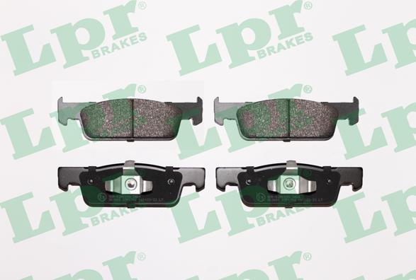 LPR 05P1702 - Brake Pad Set, disc brake www.parts5.com