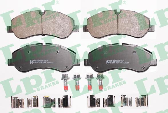 LPR 05P1786 - Brake Pad Set, disc brake www.parts5.com