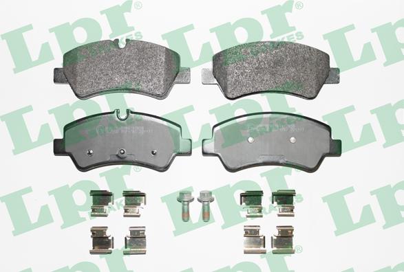 LPR 05P1787 - Brake Pad Set, disc brake www.parts5.com