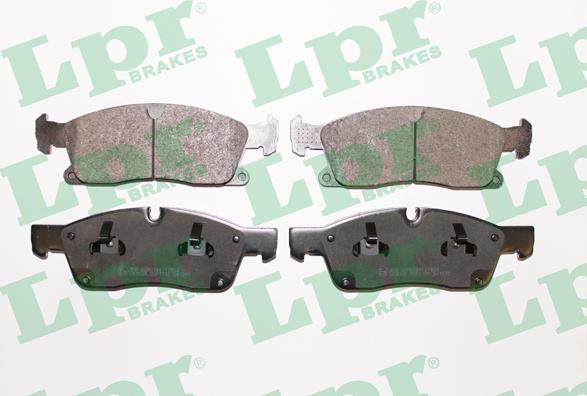 LPR 05P1735 - Brake Pad Set, disc brake parts5.com