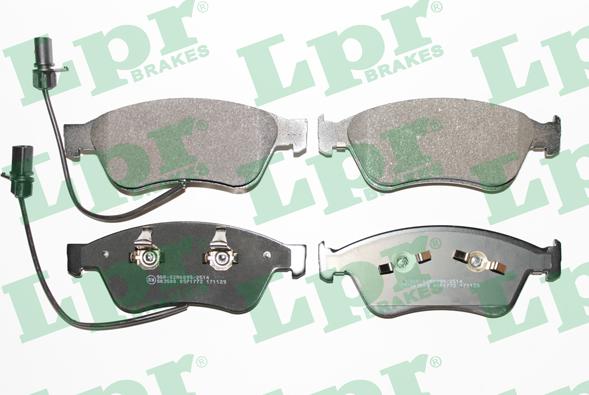 LPR 05P1772 - Brake Pad Set, disc brake parts5.com