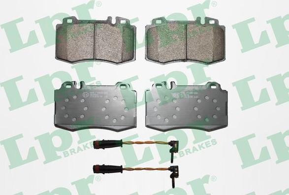 LPR 05P899A - Brake Pad Set, disc brake www.parts5.com