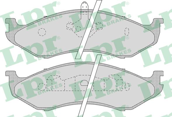 LPR 05P896 - Set placute frana,frana disc parts5.com