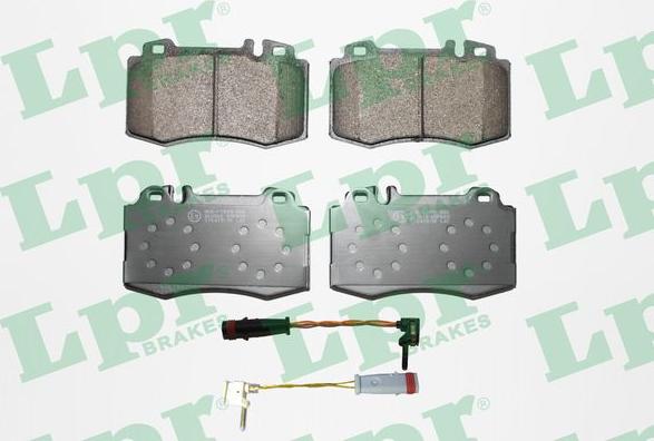 LPR 05P849A - Brake Pad Set, disc brake www.parts5.com