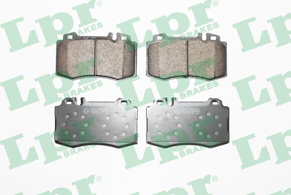 LPR 05P849 - Brake Pad Set, disc brake www.parts5.com