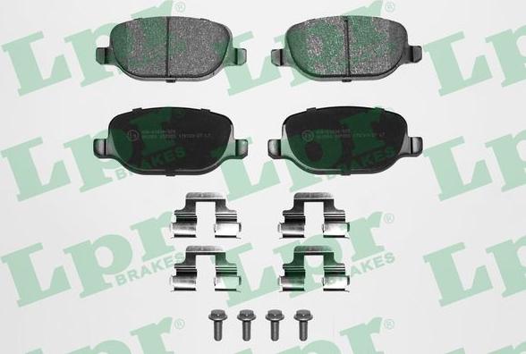 LPR 05P855K - Brake Pad Set, disc brake www.parts5.com