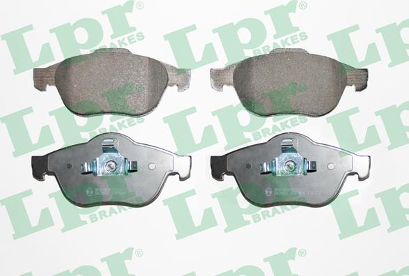 LPR 05P864 - Brake Pad Set, disc brake www.parts5.com