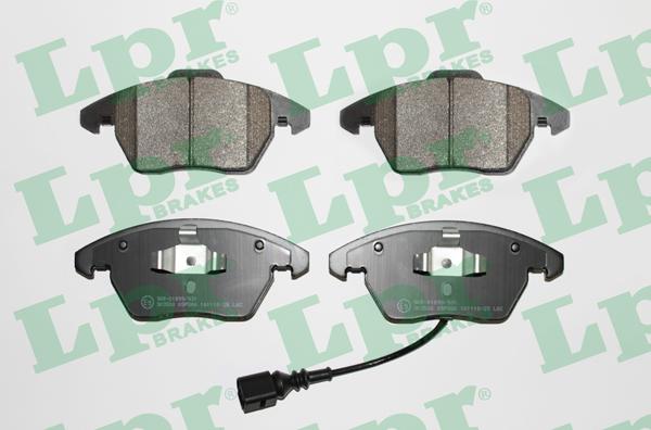 LPR 05P866 - Brake Pad Set, disc brake www.parts5.com