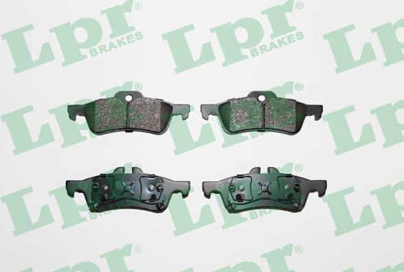 LPR 05P861 - Brake Pad Set, disc brake www.parts5.com