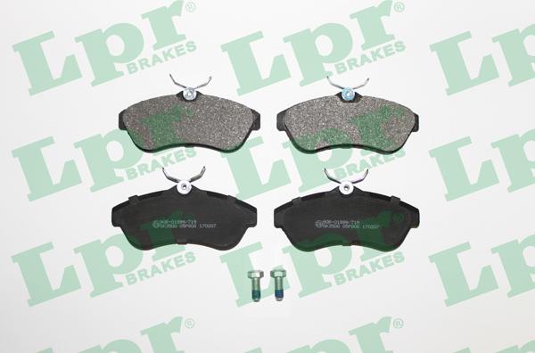 LPR 05P806 - Sada brzdových destiček, kotoučová brzda www.parts5.com