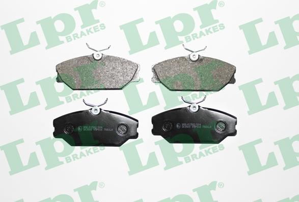 LPR 05P816 - Brake Pad Set, disc brake www.parts5.com