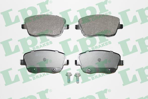 LPR 05P817 - Sada brzdových destiček, kotoučová brzda www.parts5.com