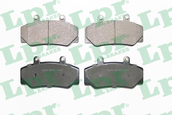 LPR 05P318 - Set placute frana,frana disc www.parts5.com