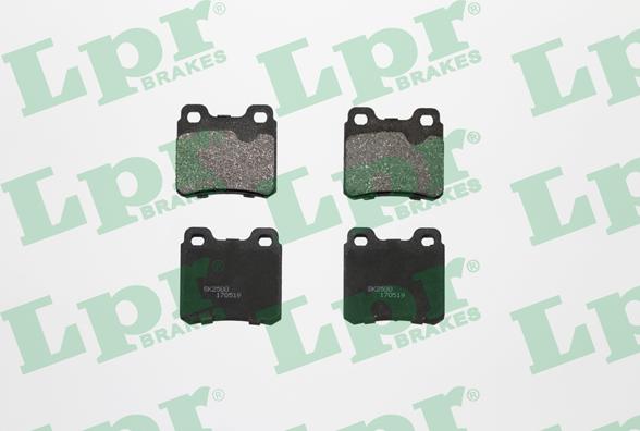 LPR 05P317 - Тормозные колодки, дисковые, комплект www.parts5.com