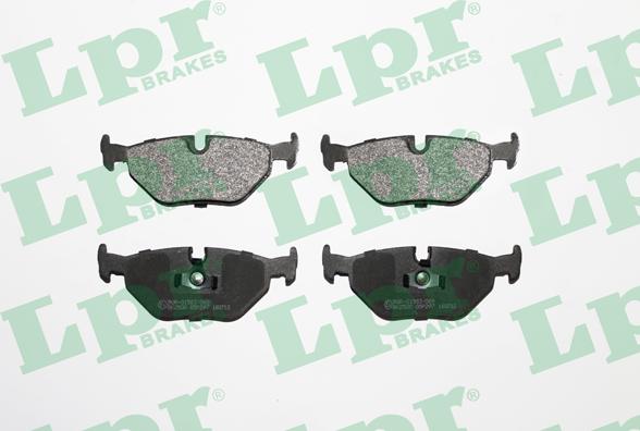 LPR 05P297 - Тормозные колодки, дисковые, комплект www.parts5.com