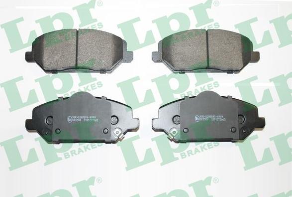 LPR 05P2065 - Brake Pad Set, disc brake www.parts5.com