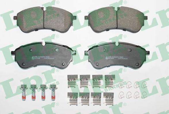 LPR 05P2066K - Brake Pad Set, disc brake www.parts5.com