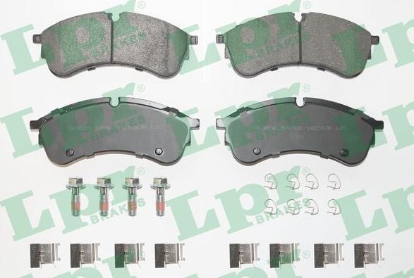 LPR 05P2063K - Brake Pad Set, disc brake www.parts5.com