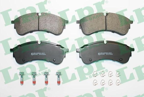 LPR 05P2063 - Brake Pad Set, disc brake www.parts5.com