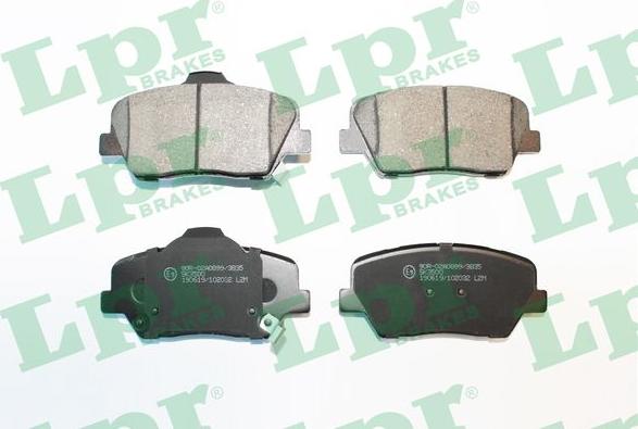 LPR 05P2032 - Brake Pad Set, disc brake www.parts5.com