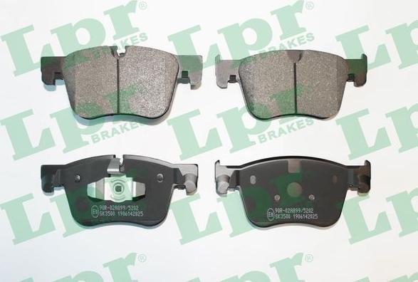 LPR 05P2025 - Brake Pad Set, disc brake parts5.com