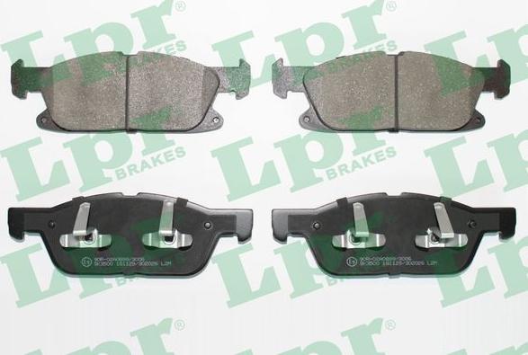 LPR 05P2026 - Brake Pad Set, disc brake www.parts5.com