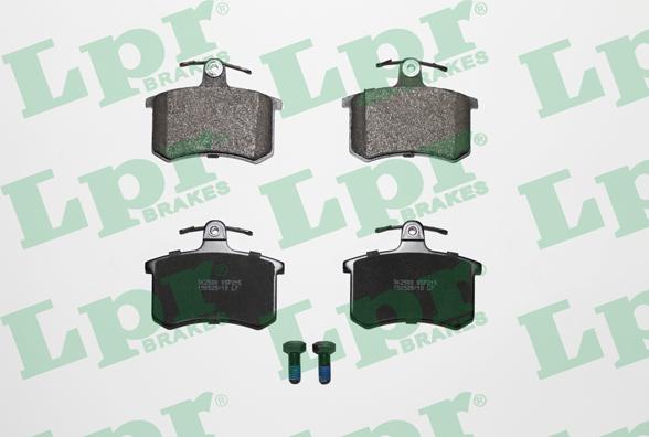 LPR 05P215 - Тормозные колодки, дисковые, комплект www.parts5.com